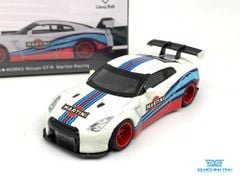 Xe Mô Hình LB*Works Nissan GT-R (R35) 1:64 MiniGT ( Martini )