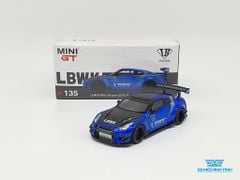 Xe Mô Hình LB Nissan GT-R (R35) Type2, Rear Wing ver3 1:64 MiniGT ( Xanh )