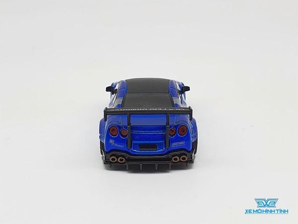 Xe Mô Hình LB Nissan GT-R (R35) Type2, Rear Wing ver3 1:64 MiniGT ( Xanh )