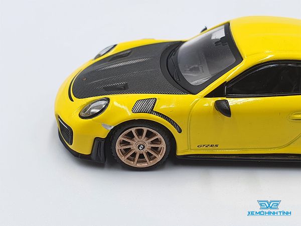 Xe Mô Hình Porsche 911 GT2 RS 1:64 MiniGT ( Vàng )