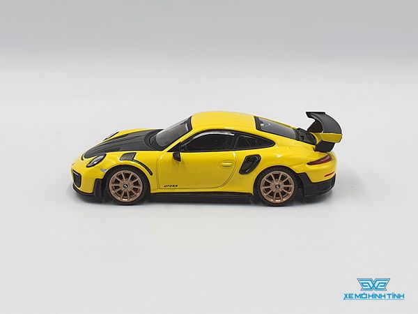 Xe Mô Hình Porsche 911 GT2 RS 1:64 MiniGT ( Vàng )