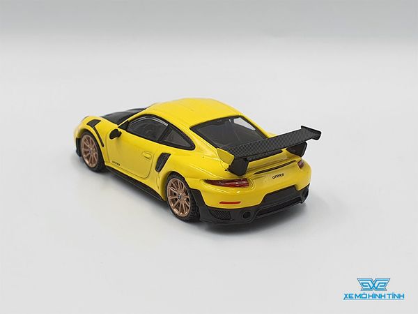 Xe Mô Hình Porsche 911 GT2 RS 1:64 MiniGT ( Vàng )