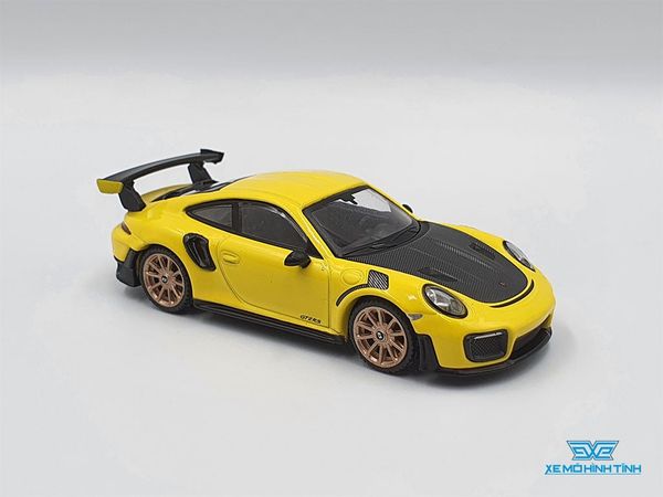 Xe Mô Hình Porsche 911 GT2 RS 1:64 MiniGT ( Vàng )