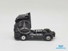 Xe Mô Hình Đầu Kéo Mercedes-Benz 1:64 MiniGT ( Đen / Logo Mercedes Bạc )