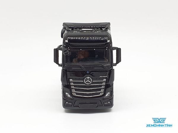 Xe Mô Hình Đầu Kéo Mercedes-Benz 1:64 MiniGT ( Đen / Logo Mercedes Bạc )