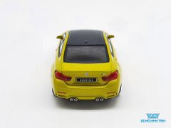 Xe Mô Hình BMW M4 (F82) Austin Yellow Metalic LHD 1:64 Mini GT (Vàng)