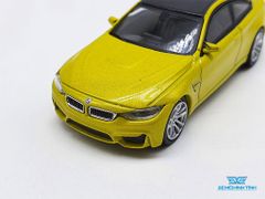 Xe Mô Hình BMW M4 (F82) Austin Yellow Metalic LHD 1:64 Mini GT (Vàng)