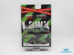 Xe Mô Hình Nissan GT-R (R35) LB*Works Type 2 Rear Wing Ver 3 1:64 MiniGT ( Xanh Biến Màu )