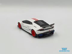 Xe Mô Hình Lamborghini Huracan LB*Works 1:64 MiniGT ( Trắng Mâm Đỏ )