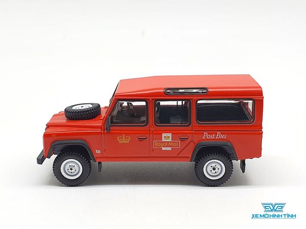 Xe Mô Hình Land Rover Defender 110 Royal Mail Post Bus RHD 1:64 Mini GT ( Đỏ )