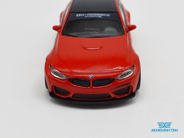 Xe Mô Hình BMW M4 Copper Wheel 1:64 MiniGT ( Đỏ )