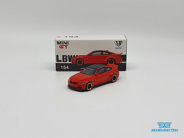 Xe Mô Hình BMW M4 Copper Wheel 1:64 MiniGT ( Đỏ )