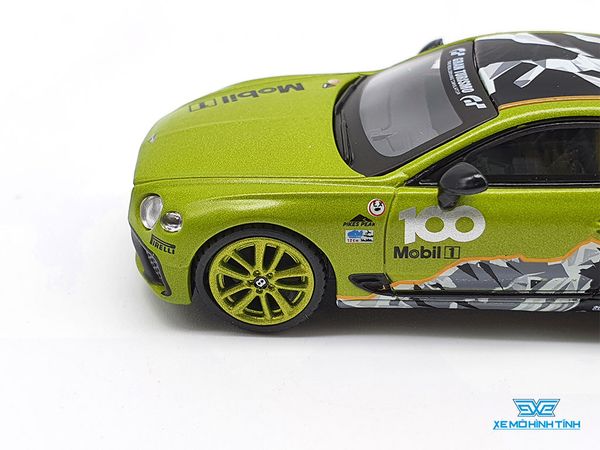 Xe Mô Hình Bentley Continental GT 2019 LHD 1:64 MiniGT ( Xanh Lá )