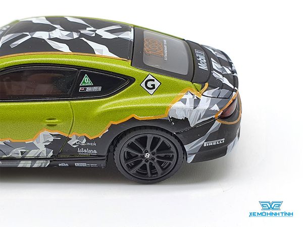 Xe Mô Hình Bentley Continental GT 2019 LHD 1:64 MiniGT ( Xanh Lá )