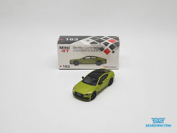 Xe Mô Hình Bentley Continental GT Limited Edition Mulliner RHD 1:64 MiniGT ( Xanh Lá )