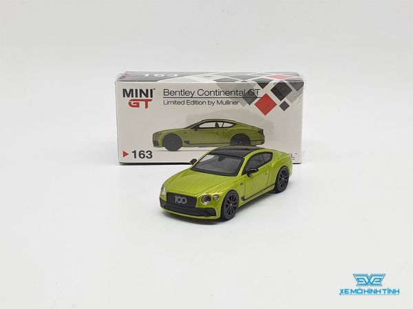 Xe Mô Hình Bentley Continental GT Limited Edition Mulliner RHD 1:64 MiniGT ( Xanh Lá )