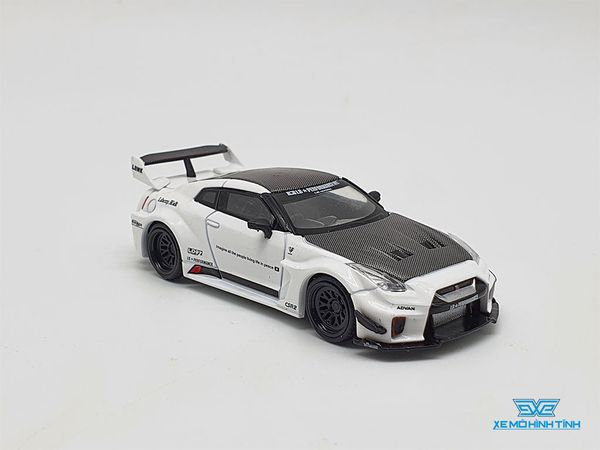 Xe Mô Hình LB-Silhouette Works GT Nissan 35GT-RR RHD 1:64 MiniGT ( Trắng )