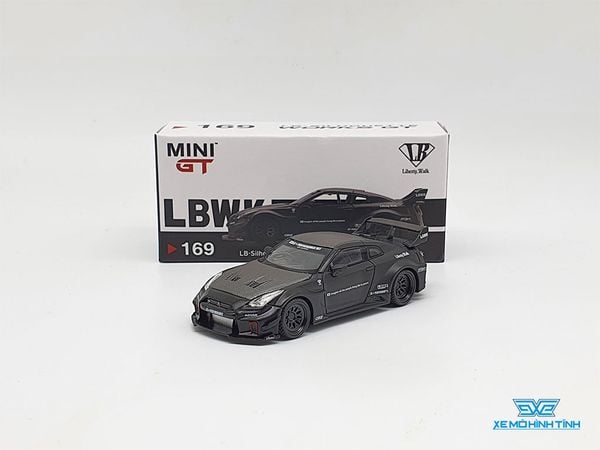 Xe Mô Hình LB Nissan GT 35GT-RR Ver.1 RHD 1:64 MiniGT ( Đen Nhám )