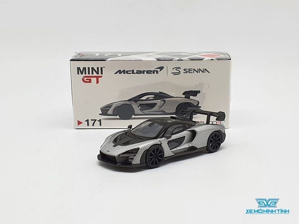 Xe Mô Hình McLaren Senna LHD 1:64 MiniGT ( Trắng )