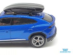 Xe Mô Hình Lamborghini Urus - Blu Eleos w/ Roof Box LHD 1:64 MiniGT (Xanh Dương)