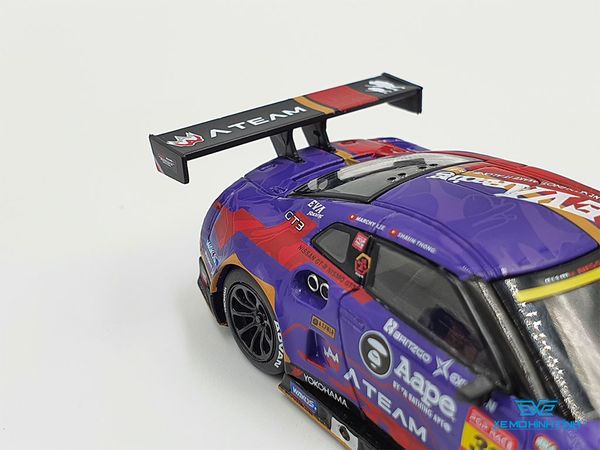 Xe Mô Hình Nissan GT-R Nismo GT3 EVA RT Test Type-01 Kakusei Edition-NISMO Festival 2019 1:64 MiniGT/ POP RACE (Tím)