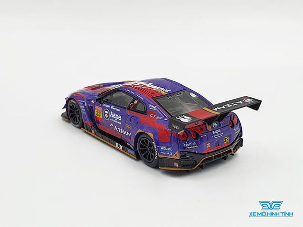 Xe Mô Hình Nissan GT-R Nismo GT3 EVA RT Test Type-01 Kakusei Edition-NISMO Festival 2019 1:64 MiniGT/ POP RACE (Tím)