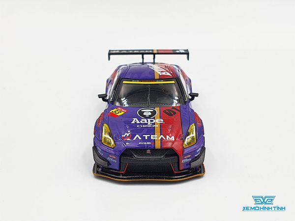 Xe Mô Hình Nissan GT-R Nismo GT3 EVA RT Test Type-01 Kakusei Edition-NISMO Festival 2019 1:64 MiniGT/ POP RACE (Tím)