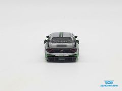 Xe Mô Hình Bentley Continental GT3 2018 Presentation Car RHD 1:64 MiniGT ( Bạc Viền Xanh)