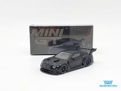 Xe Mô Hình Bentley Continental GT3 2018 Test Car RHD 1:64 MiniGT (Đen Nhám)