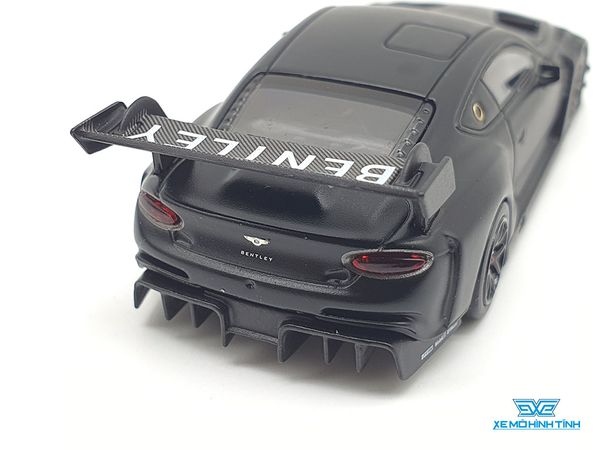 Xe Mô Hình Bentley Continental GT3 2018 Test Car RHD 1:64 MiniGT (Đen Nhám)