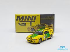 Xe Mô Hình Nissan Skyline GT-R R32 Gr.A #11BP 1993 Janpan Touringcar Championship RHD 1:64 Mini GT (Vàng)