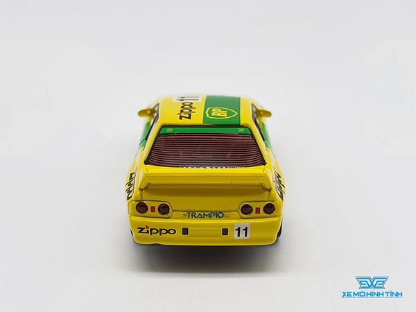 Xe Mô Hình Nissan Skyline GT-R R32 Gr.A #11BP 1993 Janpan Touringcar Championship RHD 1:64 Mini GT (Vàng)