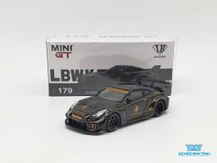 Xe Mô Hình LB-Sihouette Works GT Nissan 35GT-RR Ver.1 Jps LHD 1:64 MiniGT (Đen)