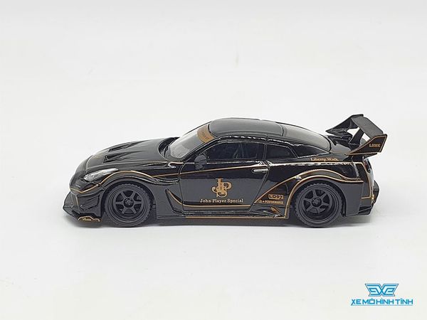 Xe Mô Hình LB-Sihouette Works GT Nissan 35GT-RR Ver.1 Jps LHD 1:64 MiniGT (Đen)