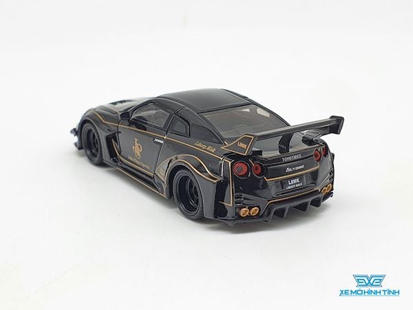 Xe Mô Hình LB-Sihouette Works GT Nissan 35GT-RR Ver.1 Jps LHD 1:64 MiniGT (Đen)