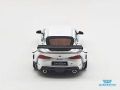 Xe Mô Hình Pandem Toyota GR Supra V1.0 White LHD 1:64 Mini GT (Trắng)