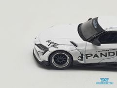 Xe Mô Hình Pandem Toyota GR Supra V1.0 White LHD 1:64 Mini GT (Trắng)