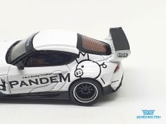 Xe Mô Hình Pandem Toyota GR Supra V1.0 White LHD 1:64 Mini GT (Trắng)