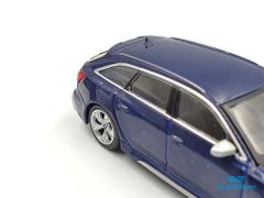 Xe Mô Hình Audi RS 6 Avant Navarra Blue Metallic LHD 1:64 Mini GT ( Xanh )