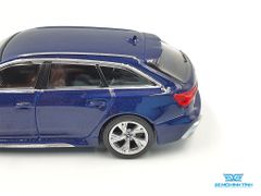 Xe Mô Hình Audi RS 6 Avant Navarra Blue Metallic LHD 1:64 Mini GT ( Xanh )