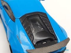 Xe Mô Hình LB* WORKS Lamborghini Huracán - Light Blue LHD 1:64 Mini GT ( Xanh )