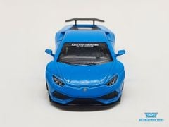 Xe Mô Hình LB* WORKS Lamborghini Huracán - Light Blue LHD 1:64 Mini GT ( Xanh )