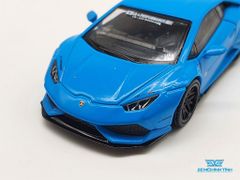 Xe Mô Hình LB* WORKS Lamborghini Huracán - Light Blue LHD 1:64 Mini GT ( Xanh )