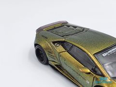 Xe Mô Hình LB*WORKS Lamborghini Huracan - Magic Bronze LHD1:64 Mini GT ( Xanh Biến Màu )