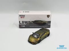 Xe Mô Hình LB*WORKS Lamborghini Huracan - Magic Bronze LHD1:64 Mini GT ( Xanh Biến Màu )