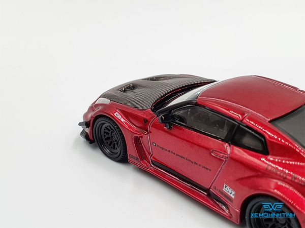 Xe Mô Hình LB-Slihouette WORKS GT NISSAN 35GT-RR Ver.1 Lava Red LHD 1:64 MiniGT (Đỏ Đô)