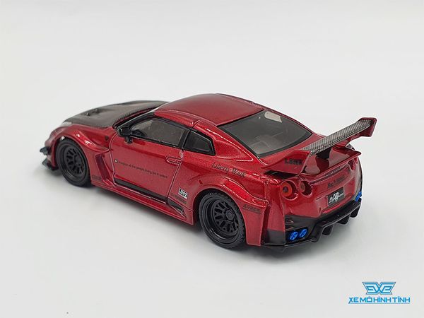 Xe Mô Hình LB-Slihouette WORKS GT NISSAN 35GT-RR Ver.1 Lava Red LHD 1:64 MiniGT (Đỏ Đô)