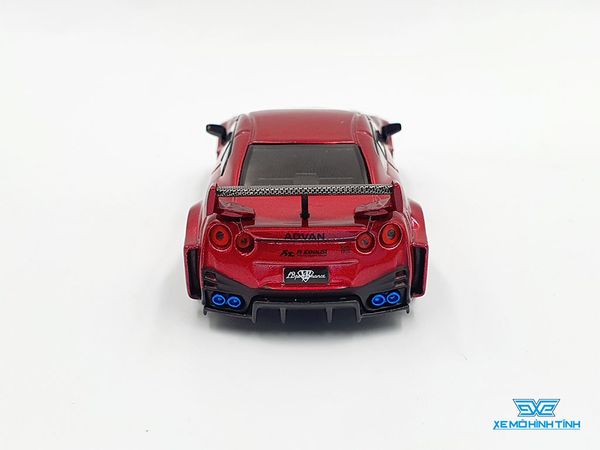 Xe Mô Hình LB-Slihouette WORKS GT NISSAN 35GT-RR Ver.1 Lava Red LHD 1:64 MiniGT (Đỏ Đô)