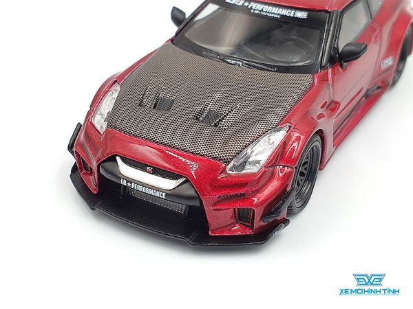 Xe Mô Hình LB-Slihouette WORKS GT NISSAN 35GT-RR Ver.1 Lava Red LHD 1:64 MiniGT (Đỏ Đô)