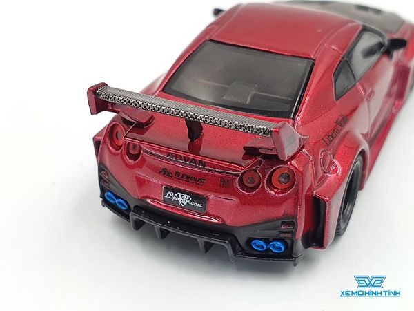 Xe Mô Hình LB-Slihouette WORKS GT NISSAN 35GT-RR Ver.1 Lava Red LHD 1:64 MiniGT (Đỏ Đô)